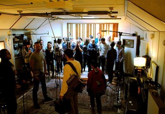 The Choir recording in Lightship 95.