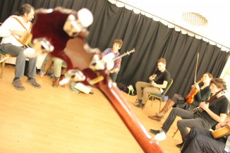 Learning tunes at Chats Palace