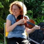 Emily Smith playing fiddle