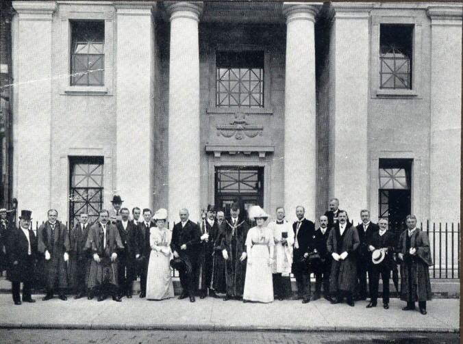 The Mayor of Hackney with staff and friens
